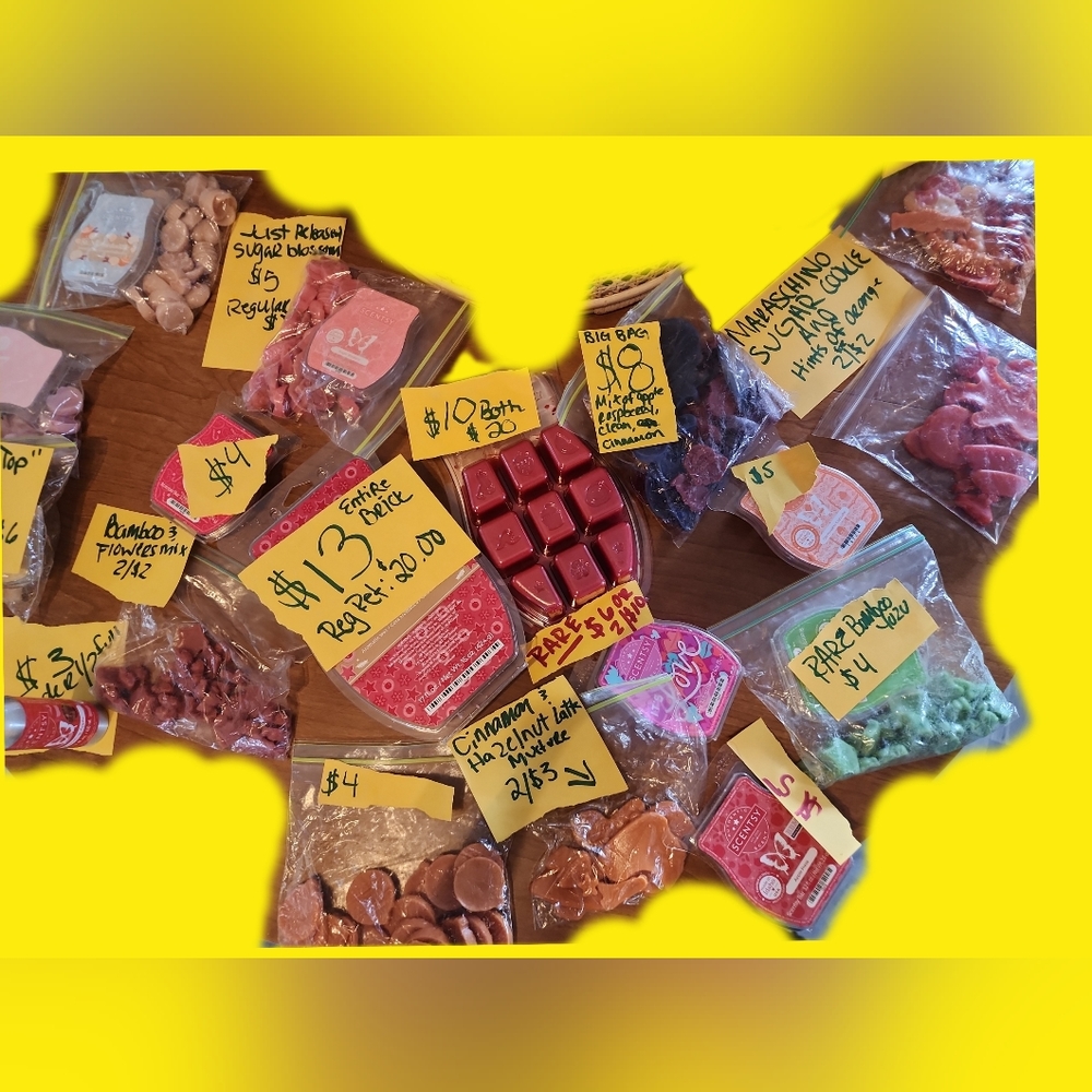 HUGE SCENTSY LOT WAXES & OTHERS LOT/BUNDLE/SEPERATES WHATEVER YOU WANT YOU NAME!